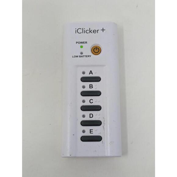 iClicker + Plus Student Response Remote Control Model RLR15 Tested & Works! - Picture 1 of 3